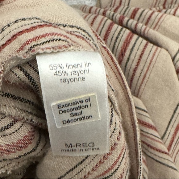 MAURICE’S Cute a fun Linen Blend Bobo Chic‎ Wide Leg Pants Size Medium - Picture 3 of 7